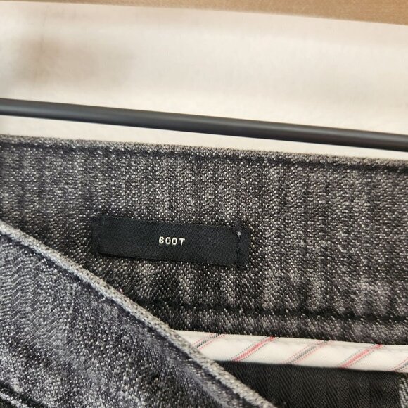 Talbots Pinstripe Grey Bootcut Jeans Denim Women's Size 8 - Picture 8 of 9